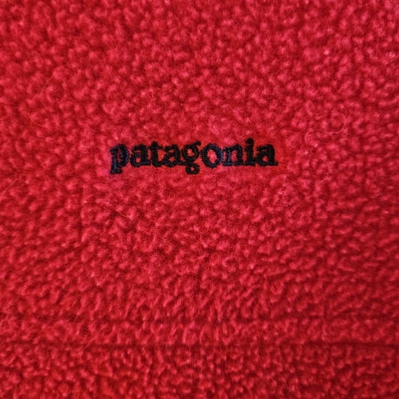 VINTAGE 70's PATAGONIA SYNCHILLA VEST STYLE 25182 WOMENS MEDIUM RED ZIP UP - Picture 3 of 15